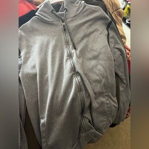 Grey zip up
